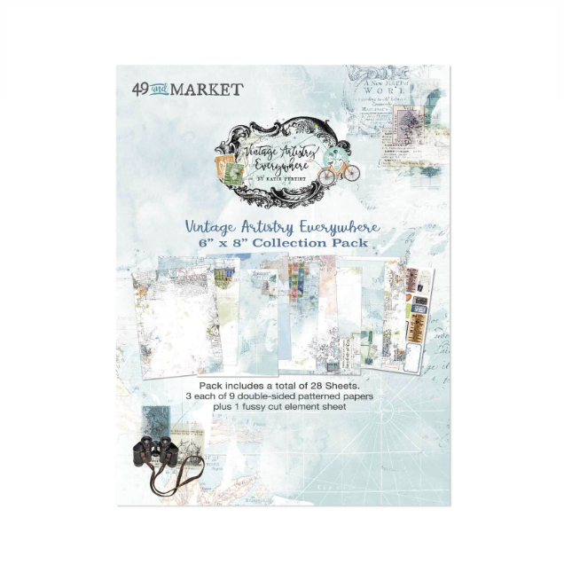 Vintage Artistry Everywhere 6x8 Full Paper Pack