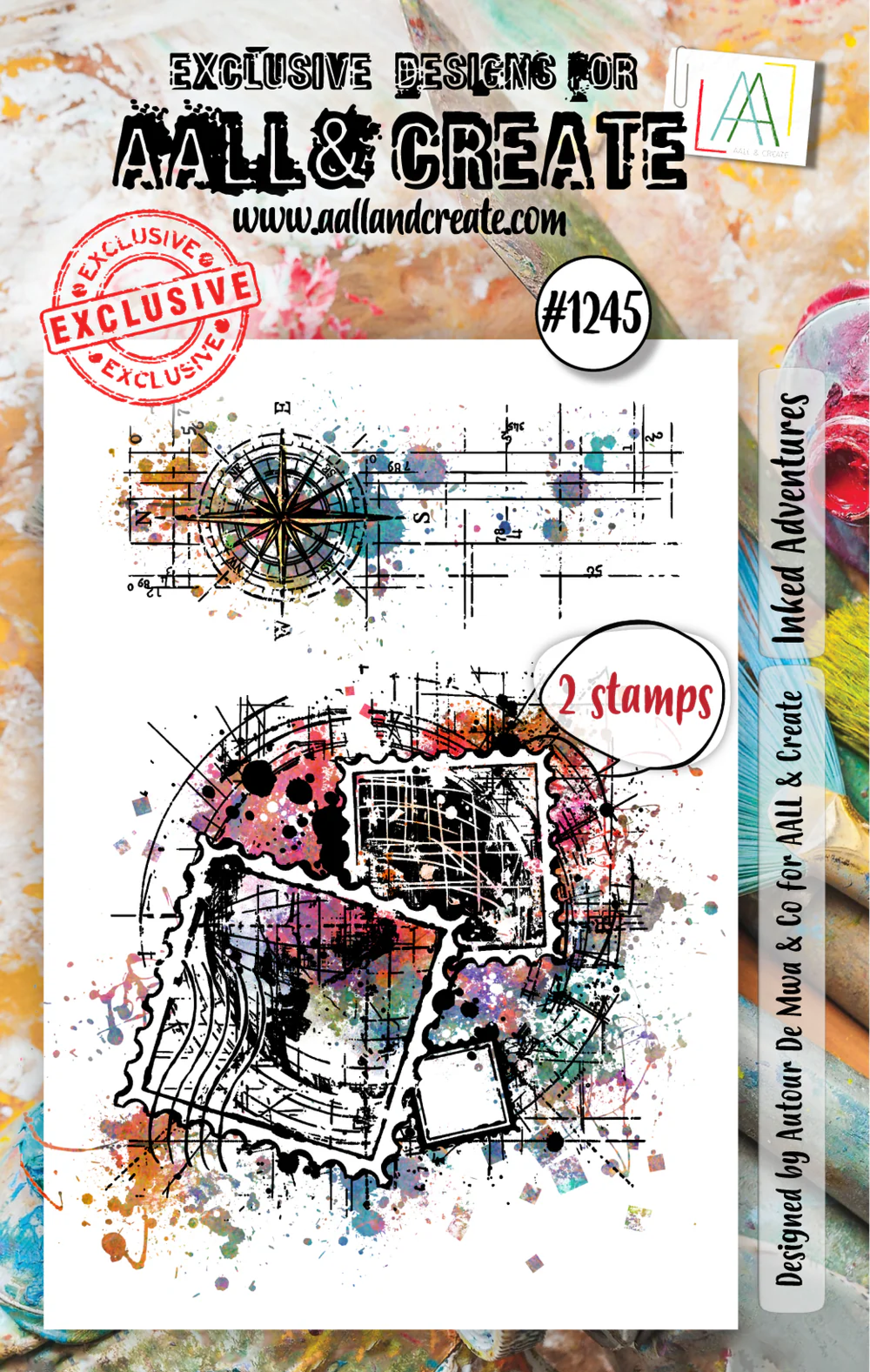 Aall & Create Inked Adventures Stamp Set