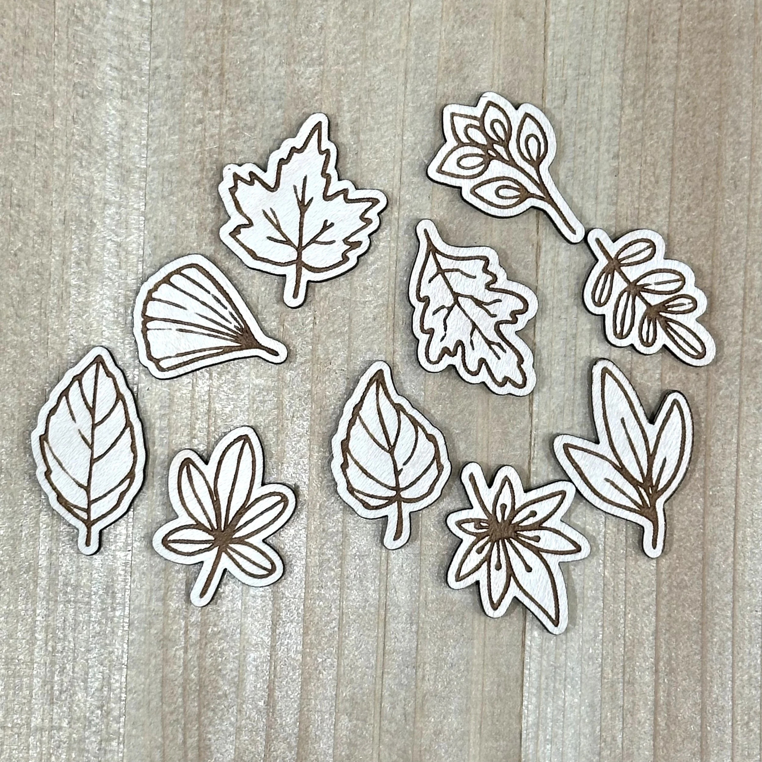 Autumn Elegance Leaf Embellishment Set 3