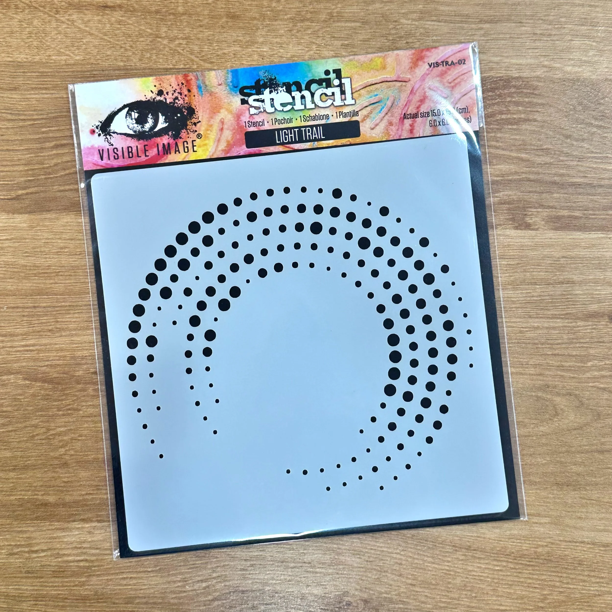 Visible Image Light Trail Stencil