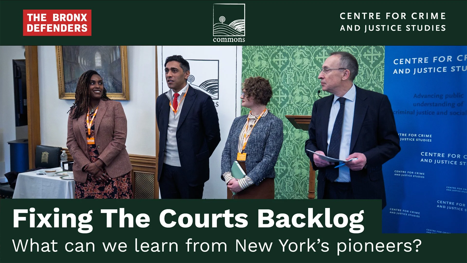 Commons Sense 10 – Holistic Defence and the Courts Backlog