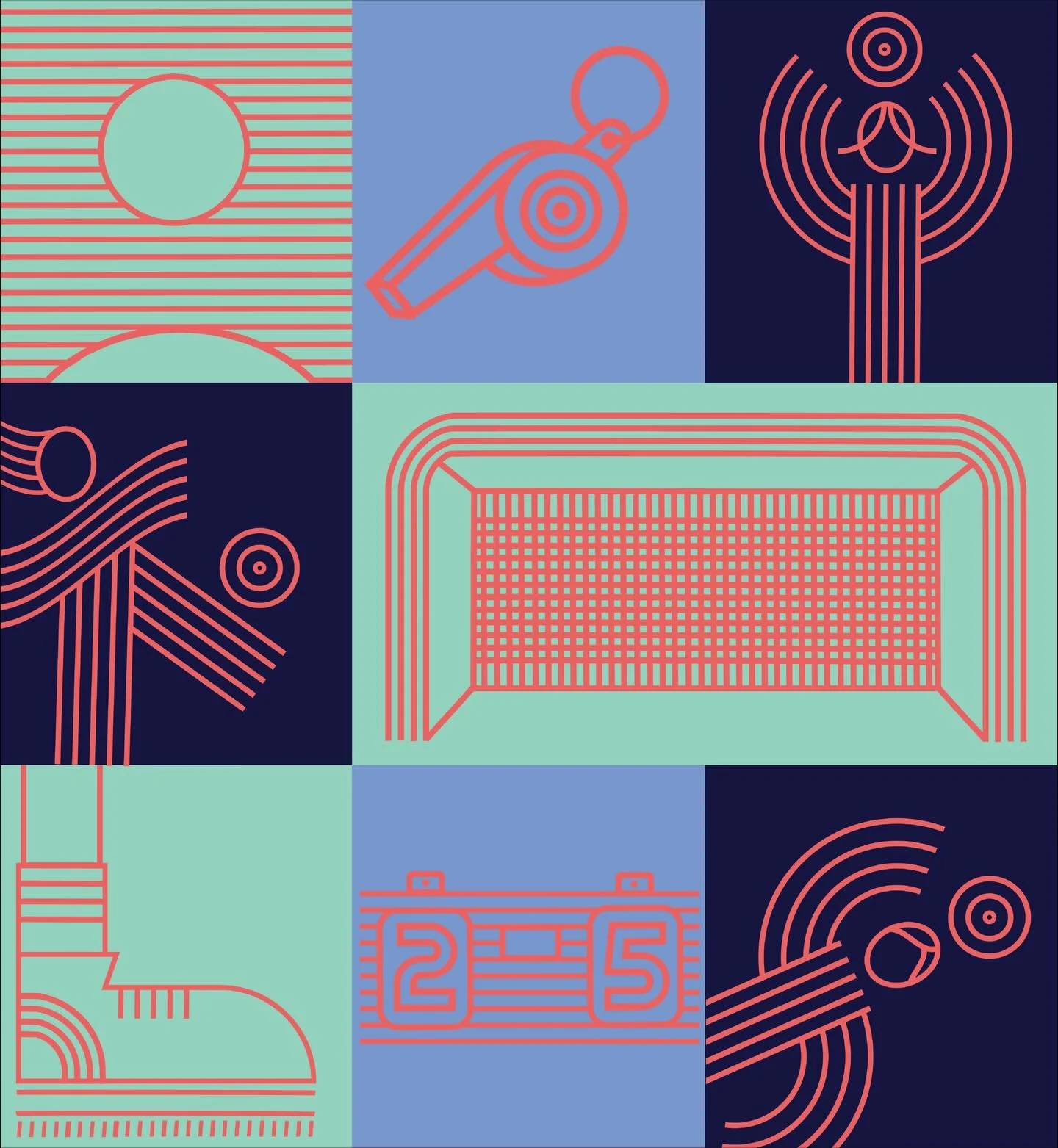 Another bright and fun custom illustrated graphic for @soccergrlprobs 🤌 #graphicdesign #teeshirtdesign #football #womeninsoccer