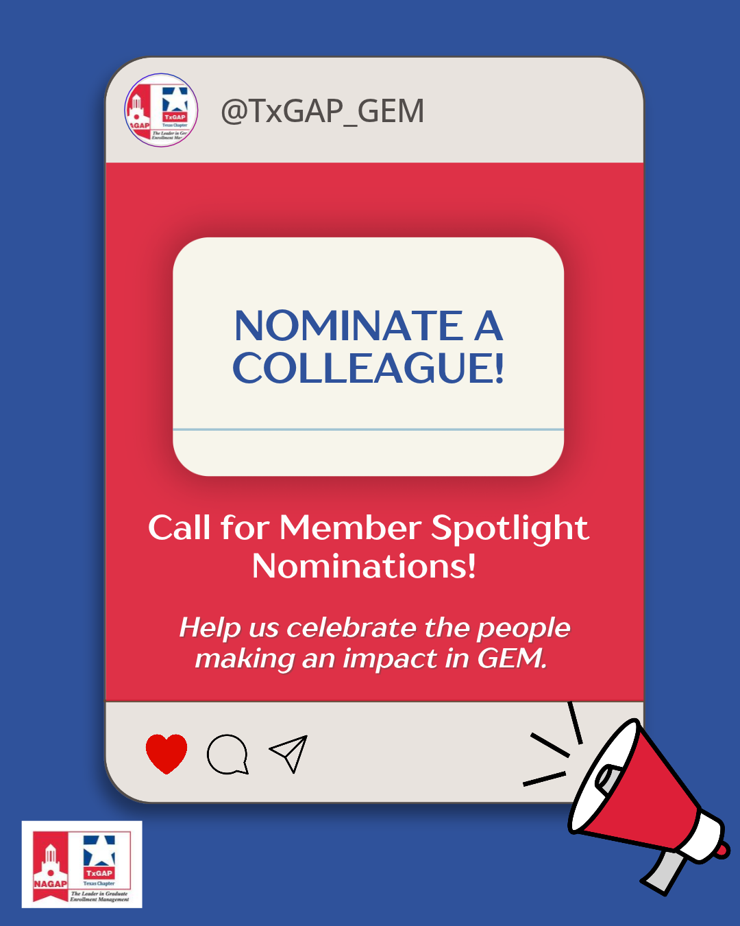 TxGAP Member Spotlight Nominations Are Open!