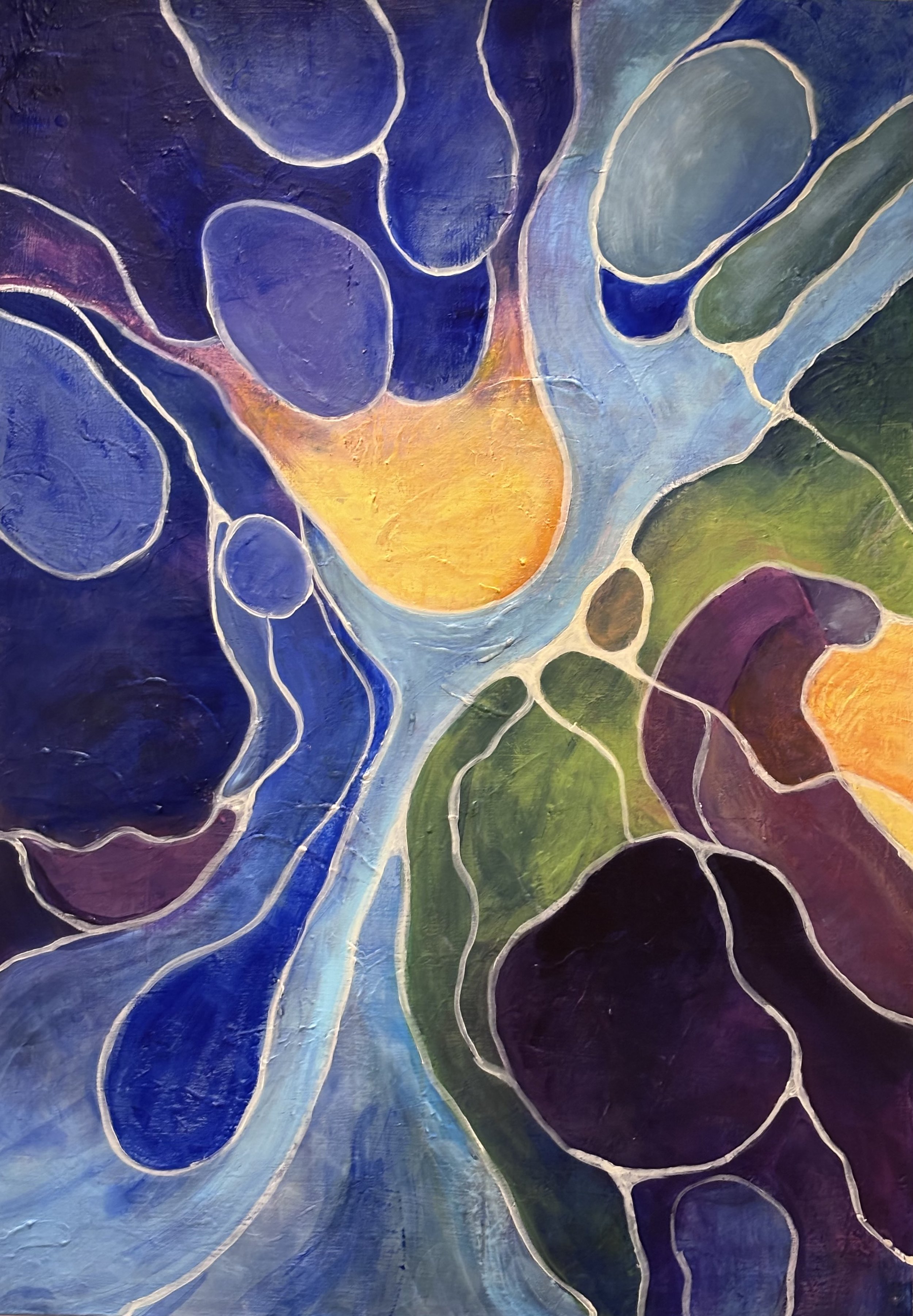 All by myself (Alene) 100x70cm, akryl, kr 7000

