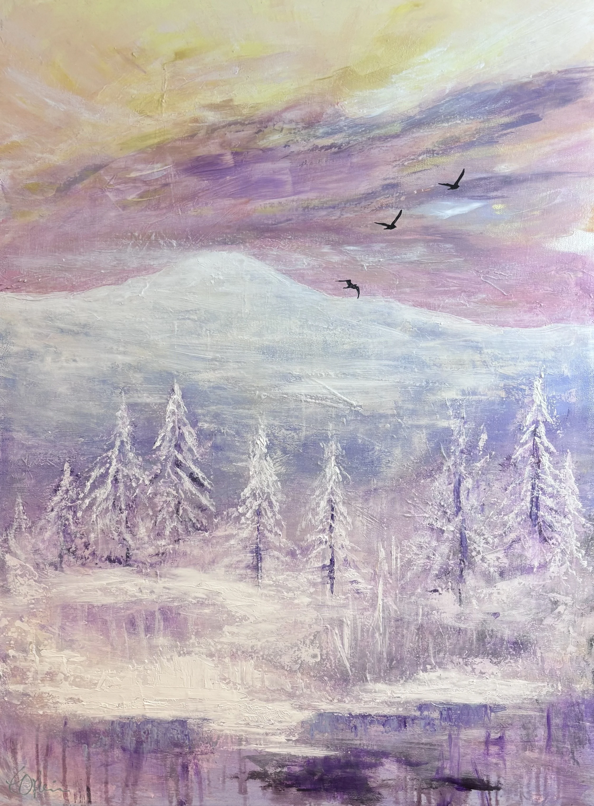 Et pust av vårlys 70x50 kr 6500