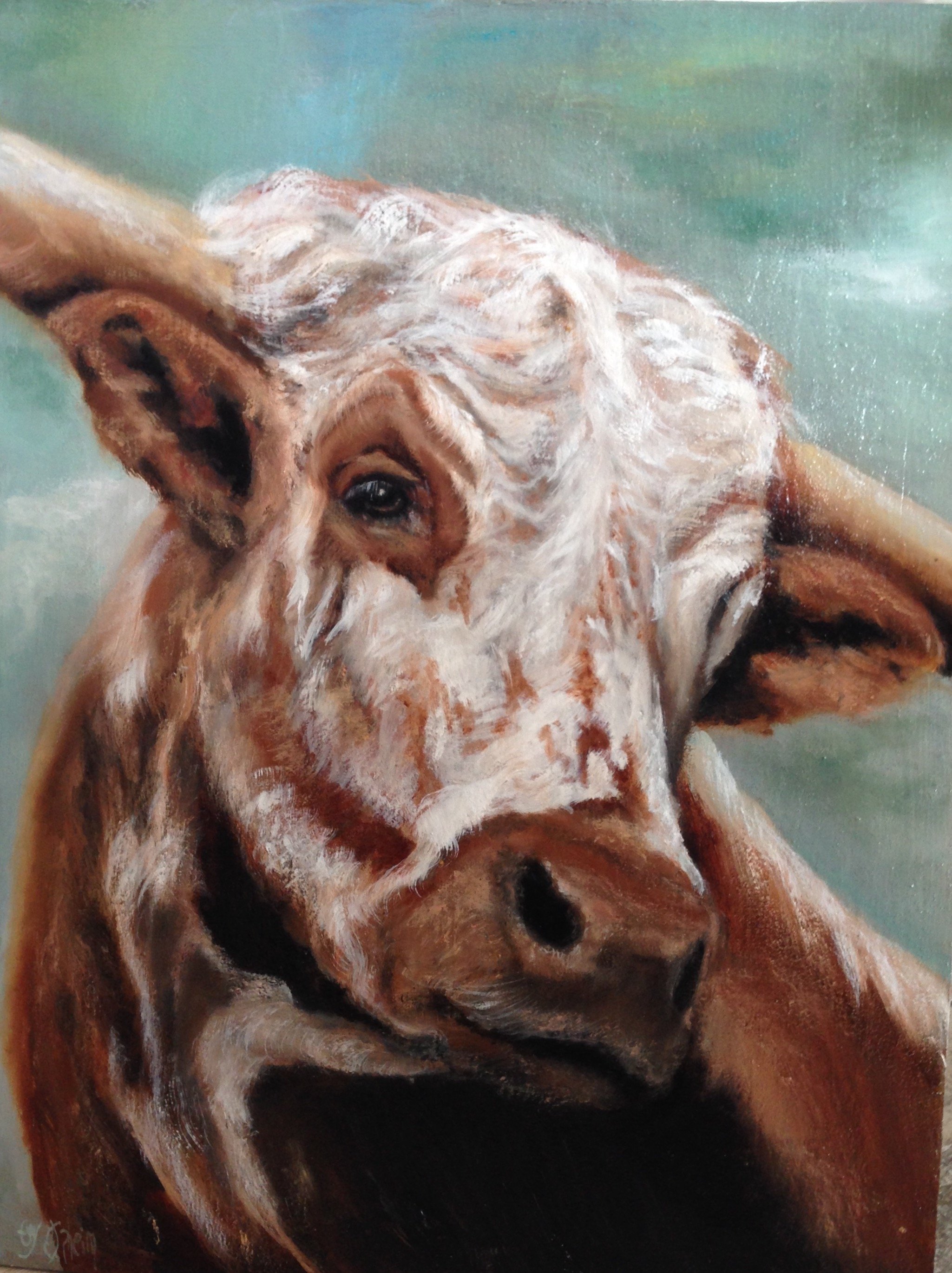 Ferdinand 65x49, olje på lerret