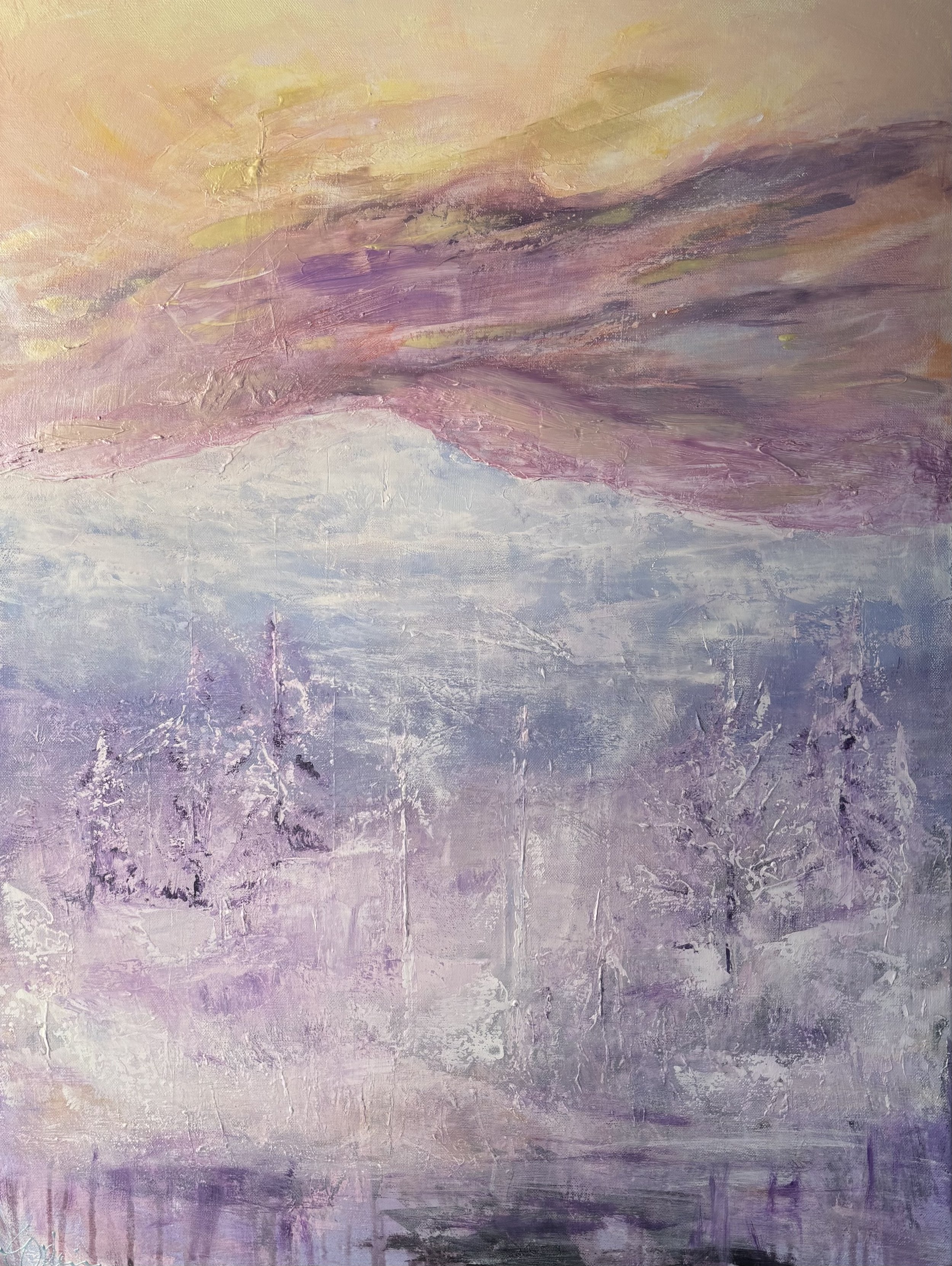 Vinterland 70x50, akryl