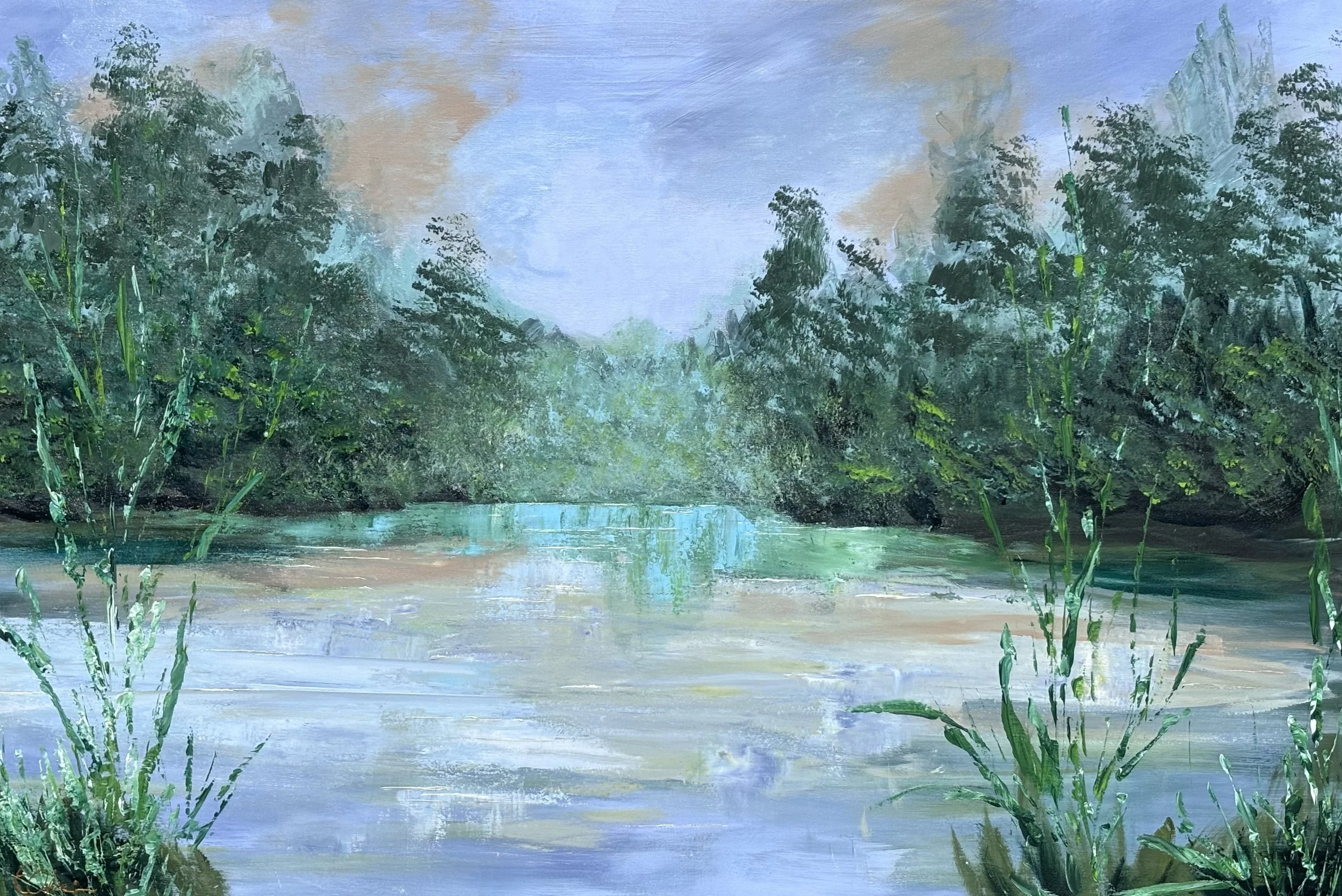 Hvilepuls, 80x120 cm, akryl på lerret,  kr 12000
