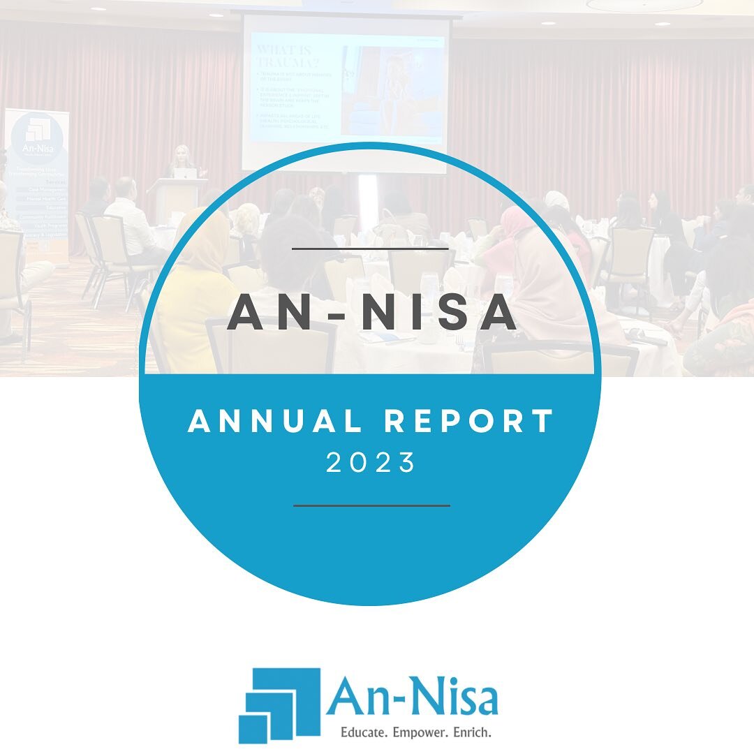 📚Our Annual Report is here!

For 14 years, An-Nisa has been educating, empowering, and enriching our community. In 2023, we went above and beyond to meet that goal. 

Take a look at our achievements and more in An-Nisa&rsquo;s 2023 Annual Report: 
h