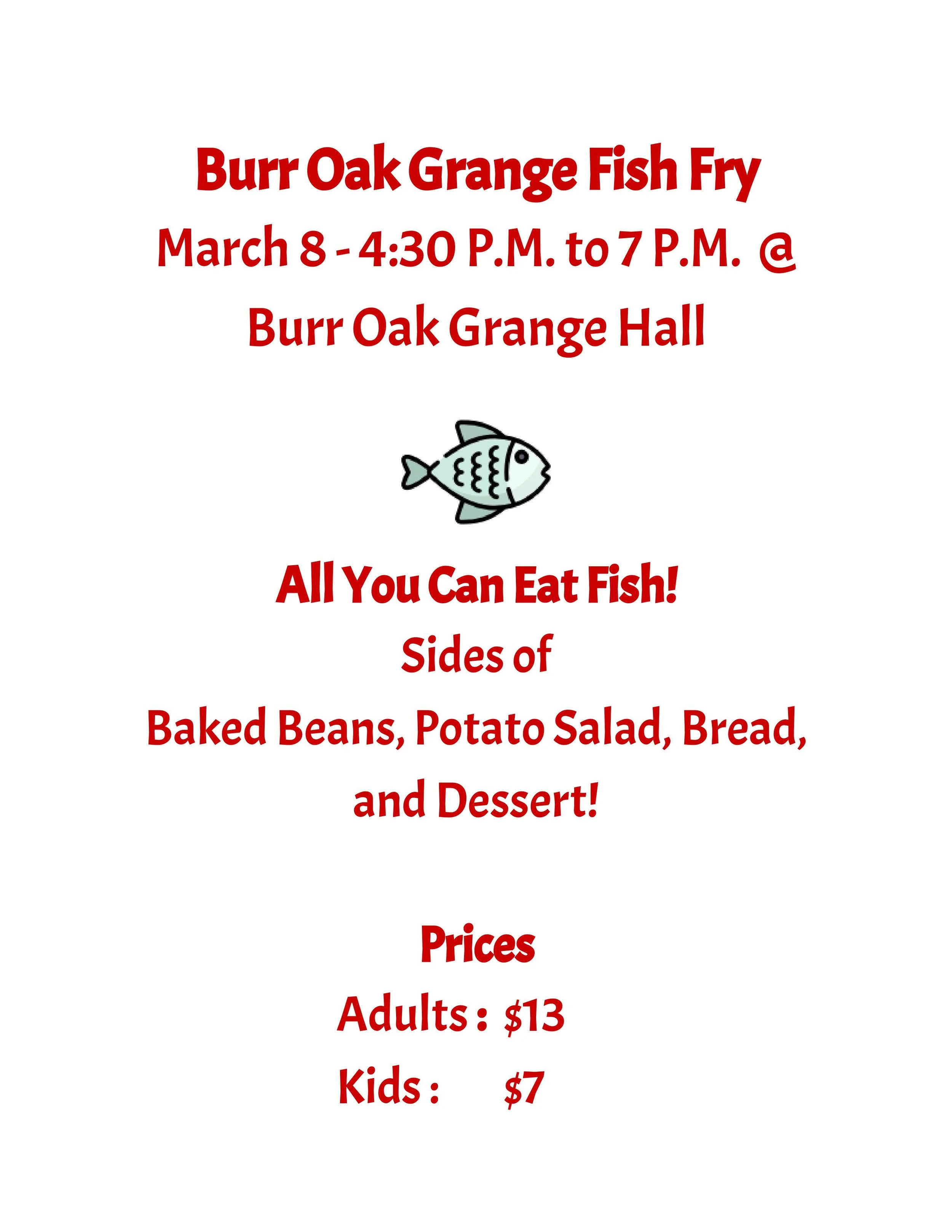Events in the Burr Oak Area — Burr Oak Area Chamber Of Commerce