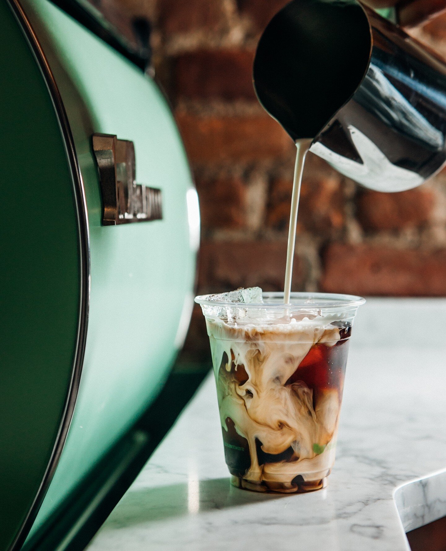 The art of a good pour. ☕️⁠
.⁠
.⁠
.⁠
.⁠
.⁠
.⁠
#coffee #espresso #specialtycoffee #coffeelover #coffeeshop #coffeeaddict #coffeegram #coffeelovers #latte #latteart #coffeetime #coffeeoftheday #coffeeislife #coffeeculture #baristadaily #butfirstcoffee 