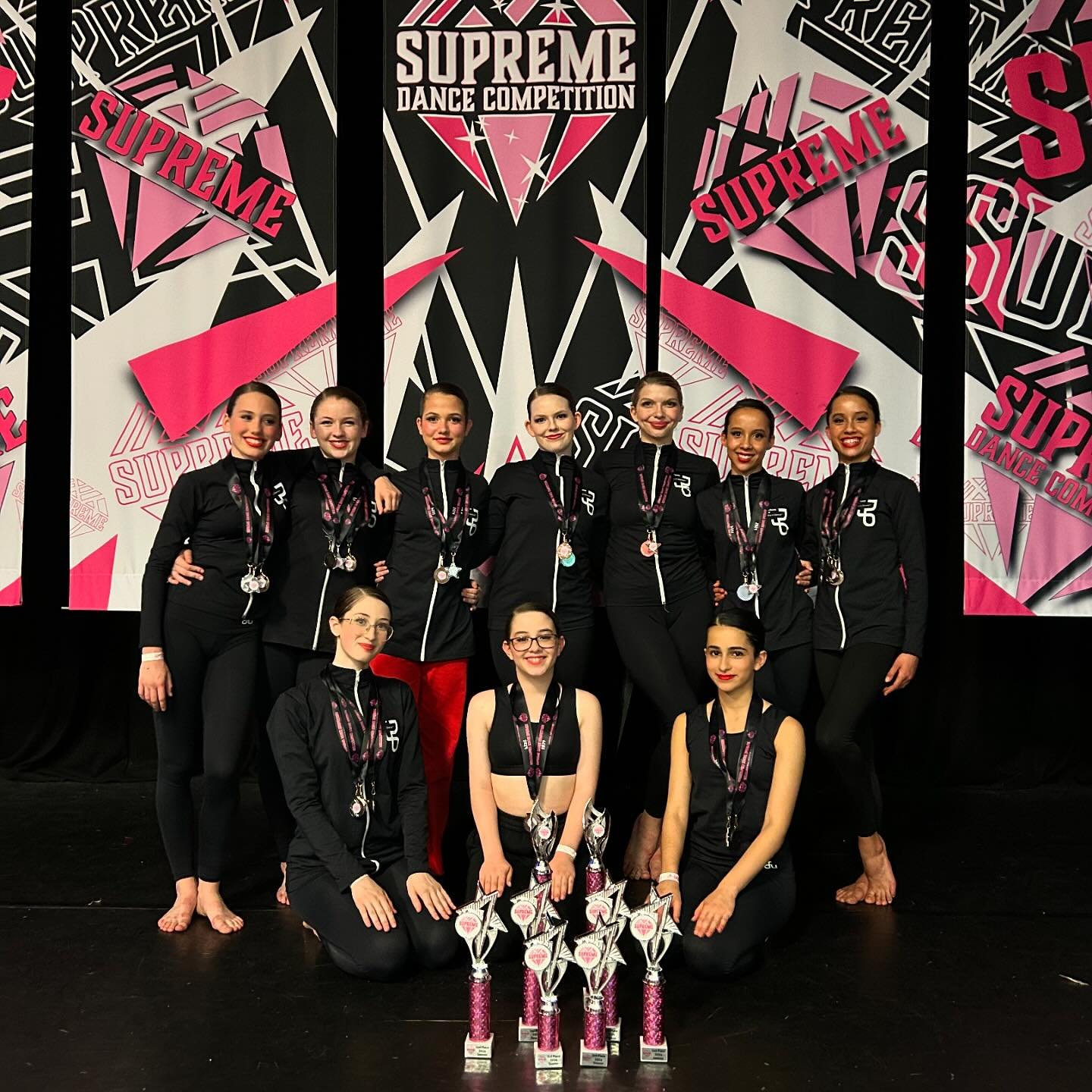 We are incredibly proud of our C&amp;P Team and are finally able to say a big yay at the fact that we had our entire team together (swipe) 

Competing @supremedancecomp this past Sunday has left us on an absolute high for this week! 

Congratulations