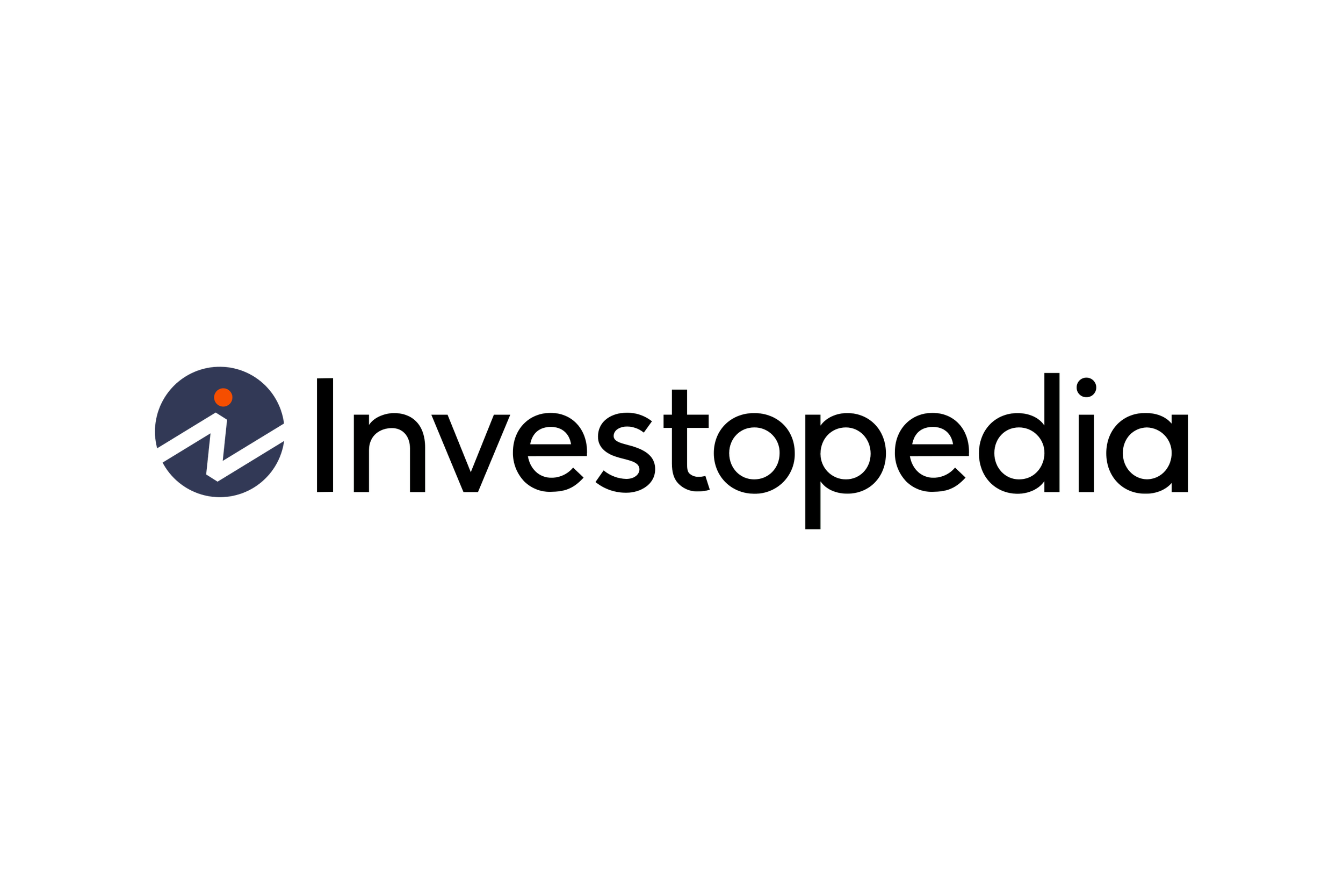 Investopedic logo with a stylized 'i' inside a dark blue circle and the word 'investopedic' next to it.