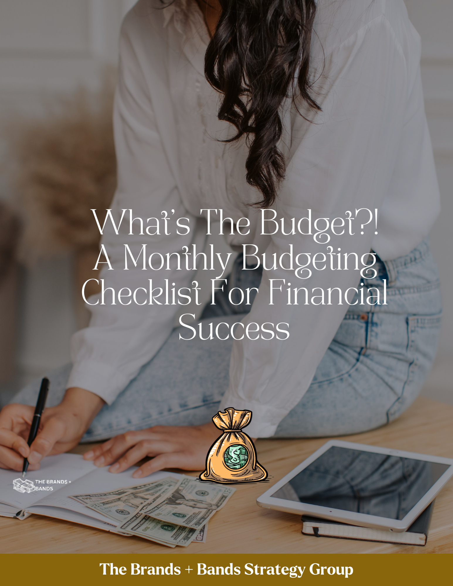 What's The Budget?! A Monthly Budgeting Checklist For Financial Success — freebie cover