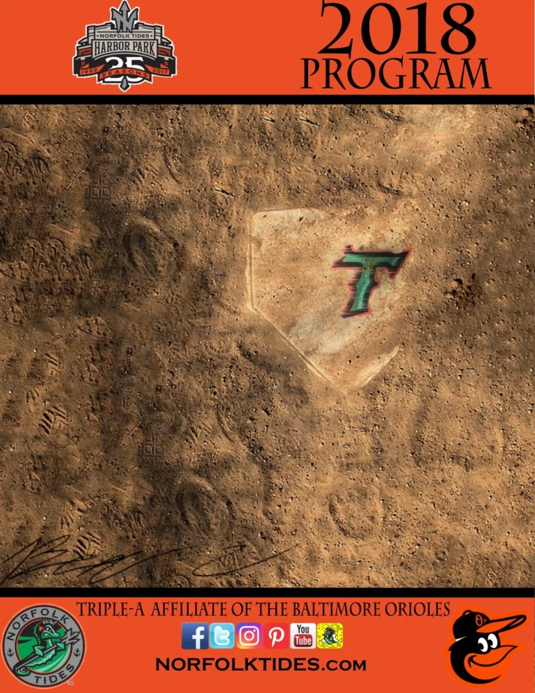 Competed east coast wide with 10K+ students to design the 2018 Program for AAA Norfolk Tides Baseball.