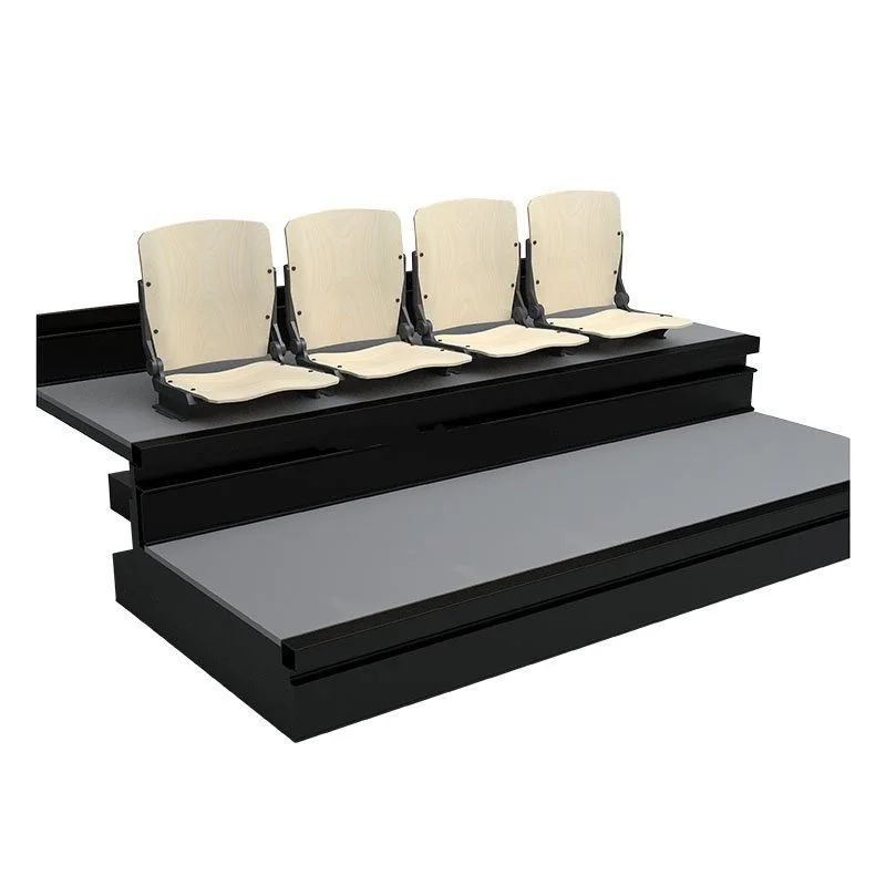 Wooden Fold-Down Chairs for Telescopic Seating | YH-WFQ