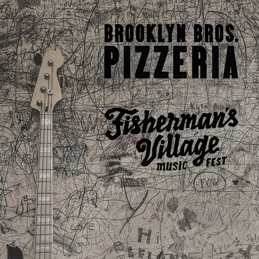 Brooklyn Bros. is fueling artists this weekend @thefishermansvillage!

Looking for a slice? Find us across from Angel of the Winds Arena. Just three blocks from the festival! 🍕 🎸