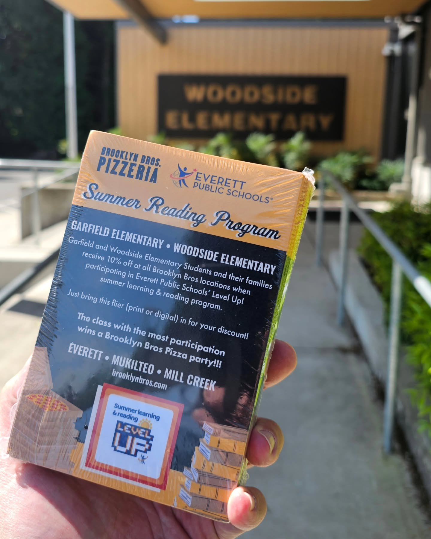As someone who grew up with Pizza Hut's Book It! Program, I'm thrilled to see a little bit of a localized version of that come to life this summer as we pilot a partnership with @everettschoolswa 's Level Up Summer Reading Program at Garfield and Woo