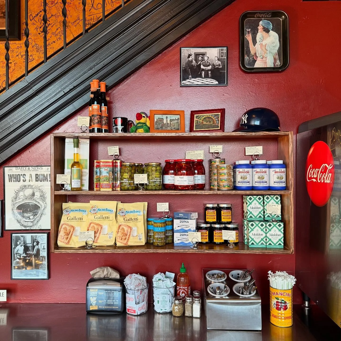 NOW AVAILABLE AT THE PIZZA SHOP! Come find your new favorite pantry items - Both pizzerias will now be featuring a year round selection of some of our favorite staples.

Here&rsquo;s a few favorites: 

Brioschi: aka Nonna&rsquo;s alka seltzer. Great 