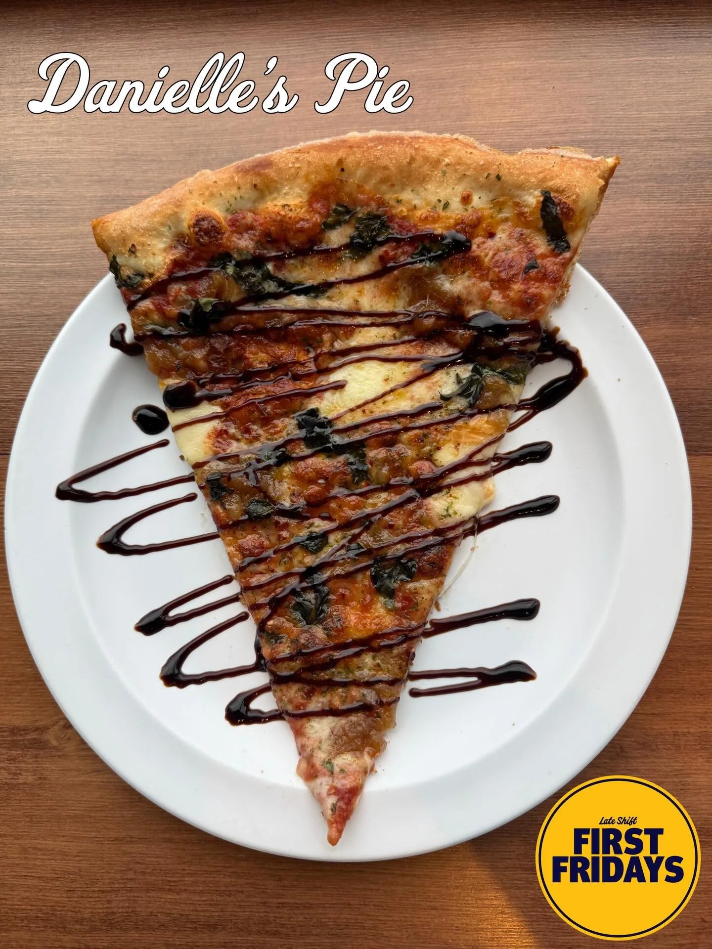 Okay pals! After a little holiday break, FIRST FRIDAYS ARE BACK. Come join us for late night Happy Hour 8pm-11pm at the Everett shop this Friday for some great drinks and First-Friday-Only Specialty Pies. 

SPECIALTY PIES FEATURED THIS MONTH:

Daniel