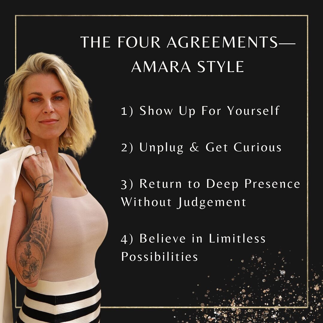 When I received the download for the curriculum of my second online course- the AMARA Portal, creating a spin-off of The Four Agreements came in hot! I LOVE the book, &quot;The Four Agreements,&quot; by Don Miguel Ruiz. I really appreciate the simpli