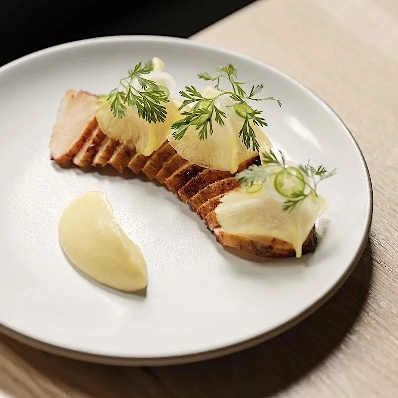 Al pastor seared albacore tuna entree in Sherman Oaks