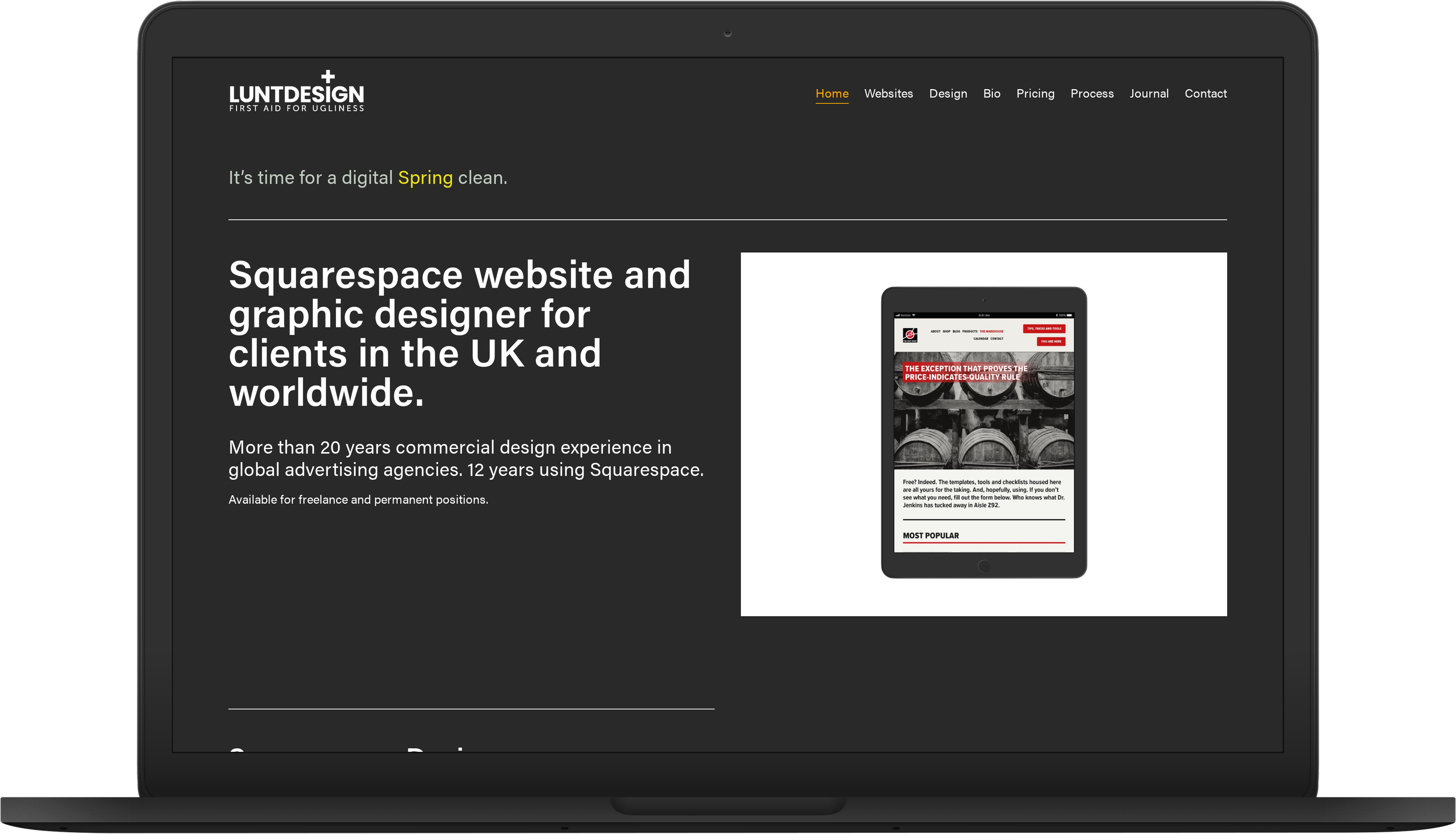 Luntdesign - Squarespace Website Designer for Clients Worldwide