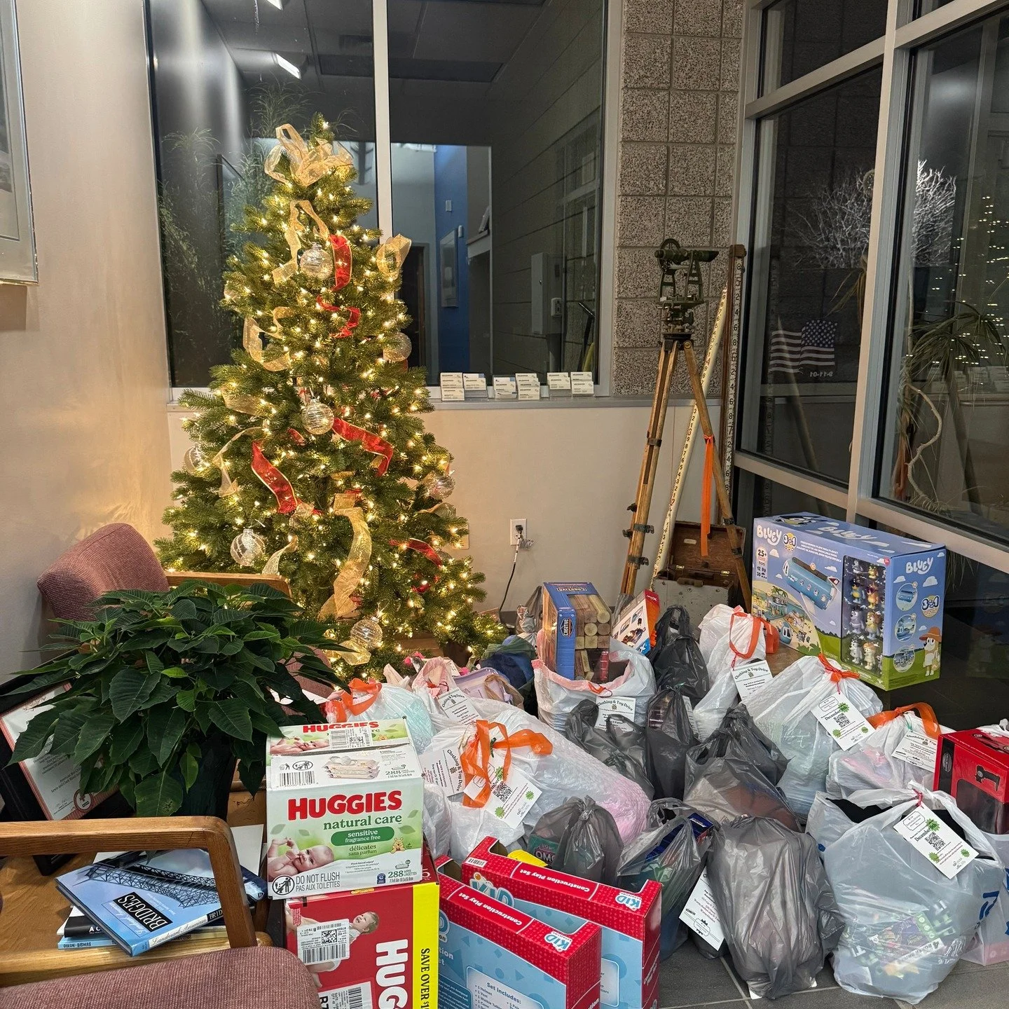 We were honored to have the chance to host a Giving Tree for Community Christmas, an event sponsored by Ogden School District and OWCAP - Ogden Weber Community Action Partnership. This all volunteer event strives to provide Christmas gifts and other 