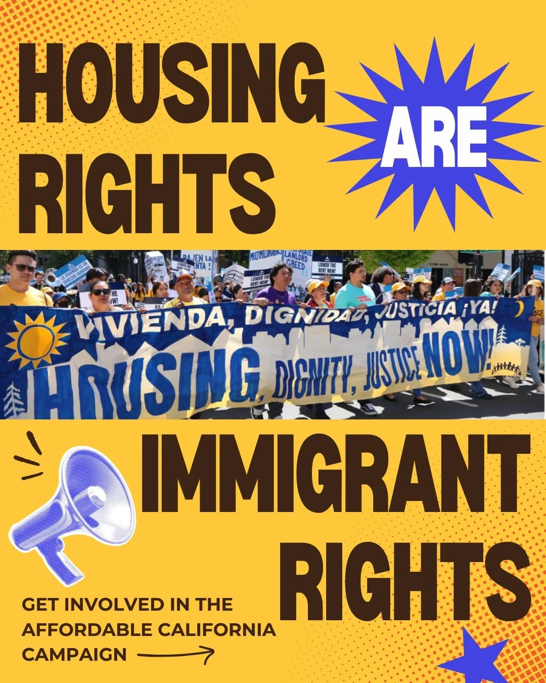 Protecting immigrants is protecting tenants! As immigrant and refugee communities continue to face targeted attacks from ICE and safety net cuts, California's legislature has the power to protect immigrant tenants from rising rents and exploitation. 