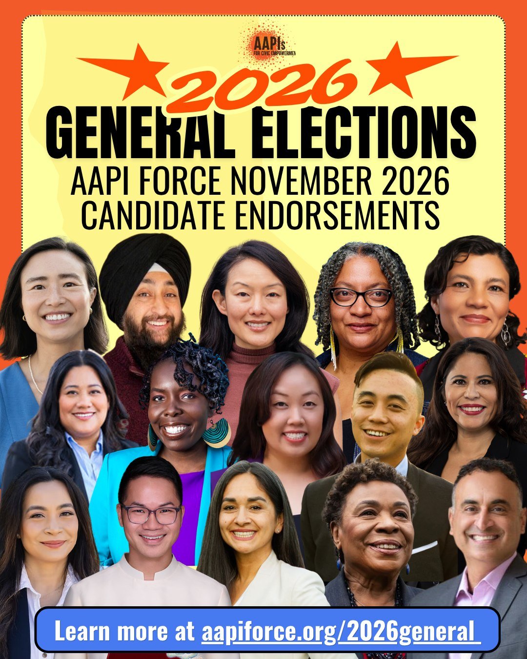 This November General Election, we are voting for working families fighters! ✊ We are proud to endorse our 2026 candidates who will fight for affordable housing, healthcare, immigrant and refugee justice, worker rights, and dignity for all.

📣 Learn