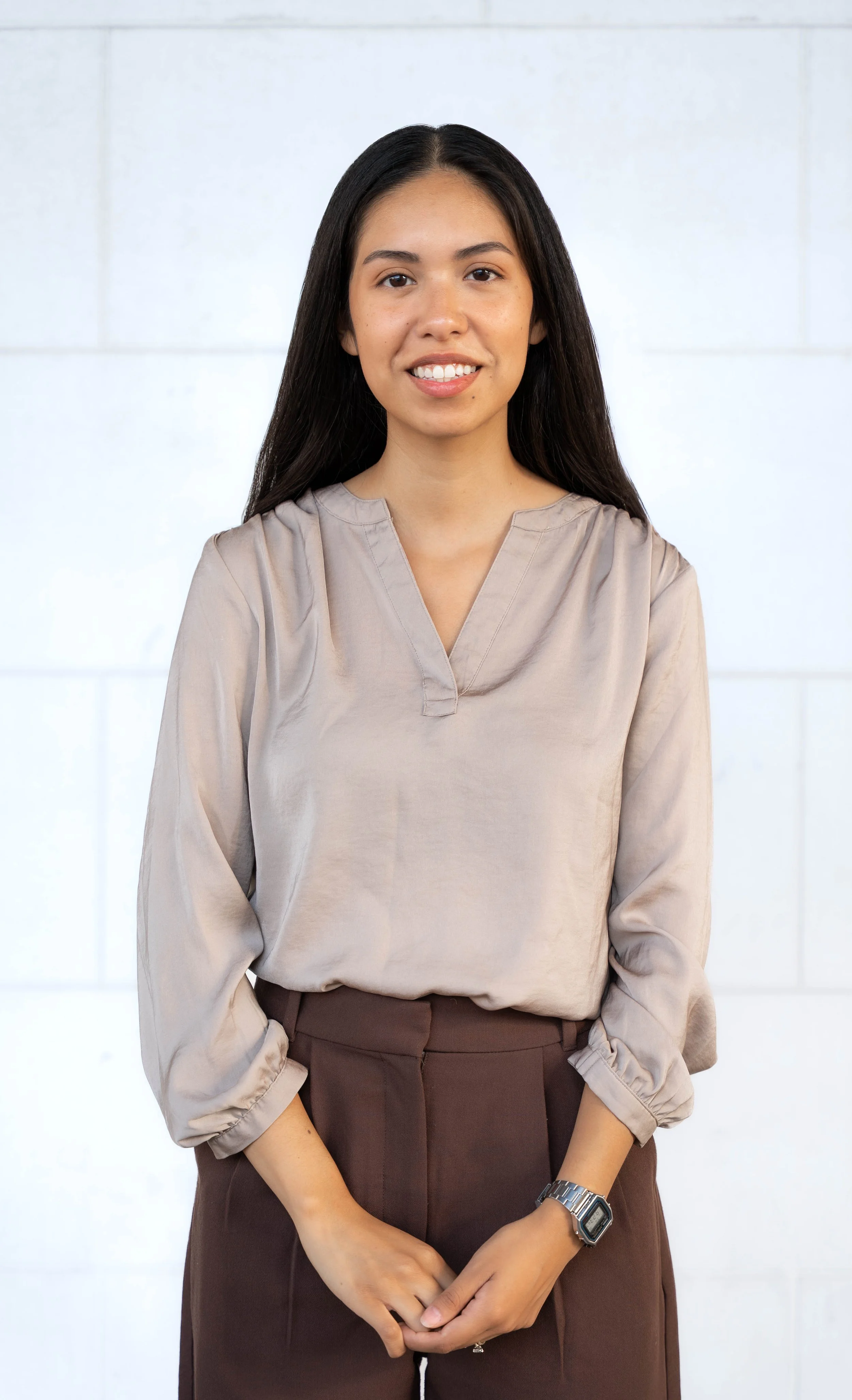 Portrait of Maryza Eguiluz, Architectural Designer for Cate Black Architecture Studio in Galveston, Texas.