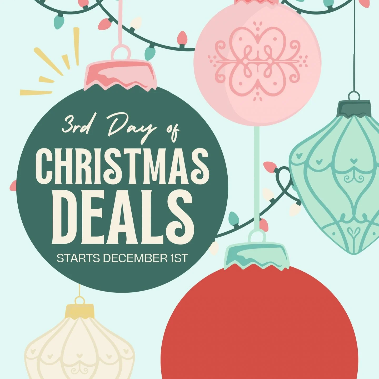 On the 3rd day of Christmas deals our Rebel Junk vendors gave to you... Vendor #213 has 15% off her booth in Cda! Vendor #161 has some naughty little elves that marked their booth 10% off for today only in Cda! Vendor #628 thinks they are Santa this 