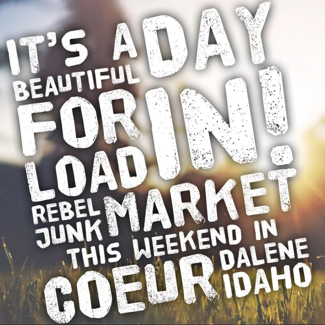 Yes it is! 

Kootenai County Fairgrounds
Coeur d&rsquo;Alene, Idaho

#rebeljunk #spokane #coeurdalene