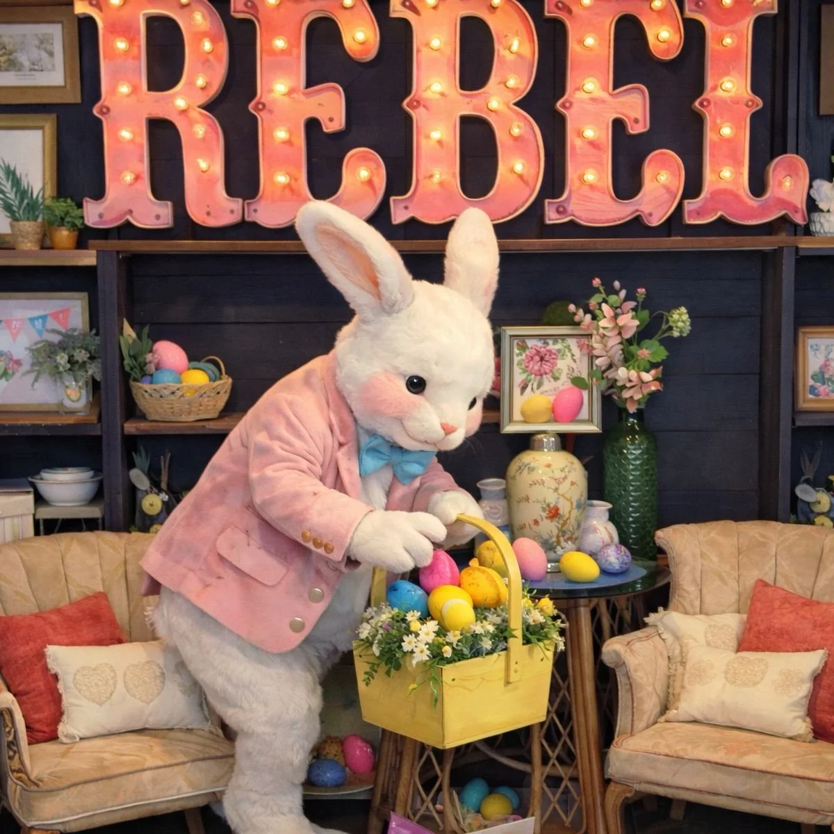 Hey Rebels,

Spring has officially arrived at Rebel Junk&hellip; and it&rsquo;s full of charm. 🌸

From sweet Easter d&eacute;cor and vintage treasures to colorful finds and one-of-a-kind pieces, the shops are bursting with everything you need to fre