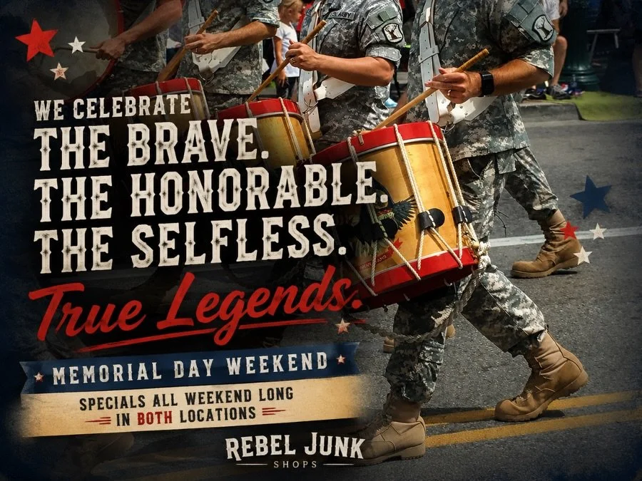 Hey Rebels,

🇺🇸 THIS WEEKEND WE CELEBRATE THE TRUE LEGENDS 🇺🇸

The brave.
The honorable.
The selfless.

This Memorial Day weekend, we pause to honor those who gave everything for our freedom. Their courage and sacrifice will never be forgotten.

