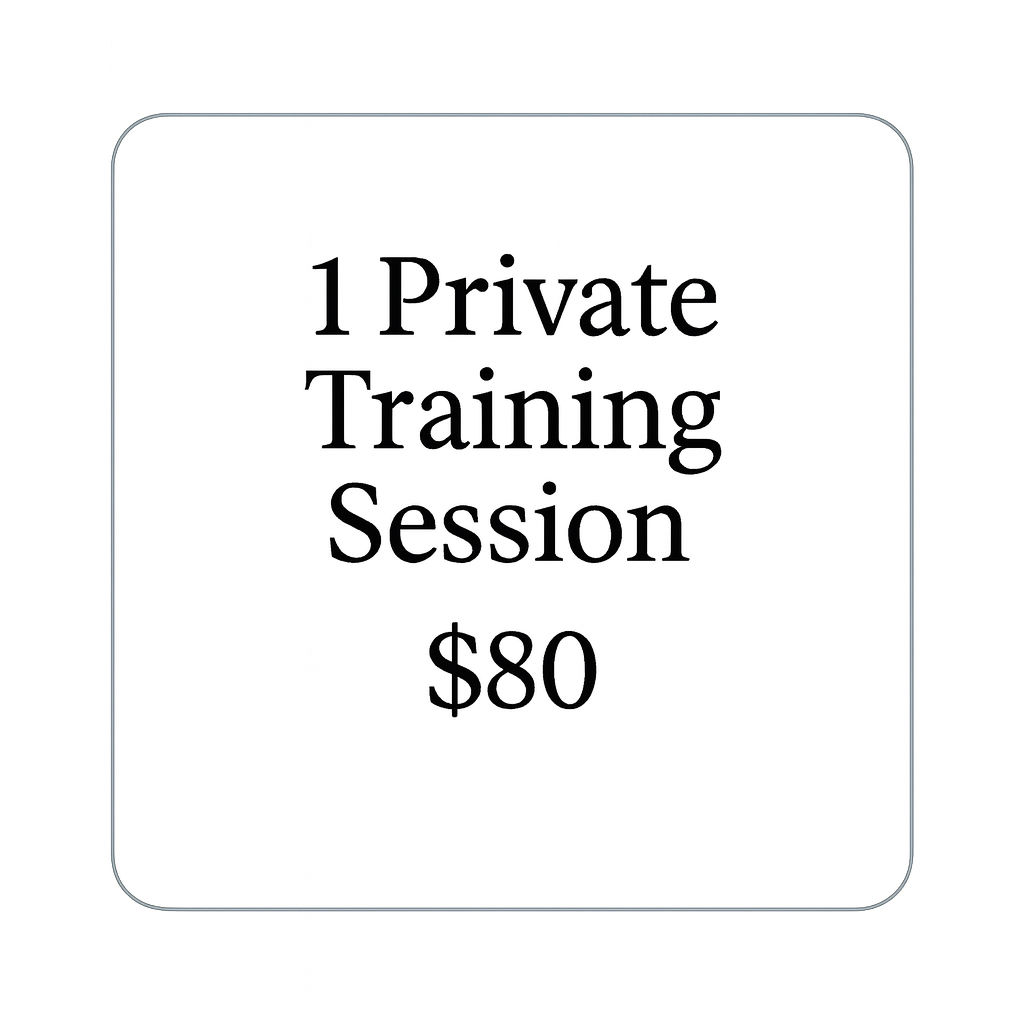 1 Private Training Session
