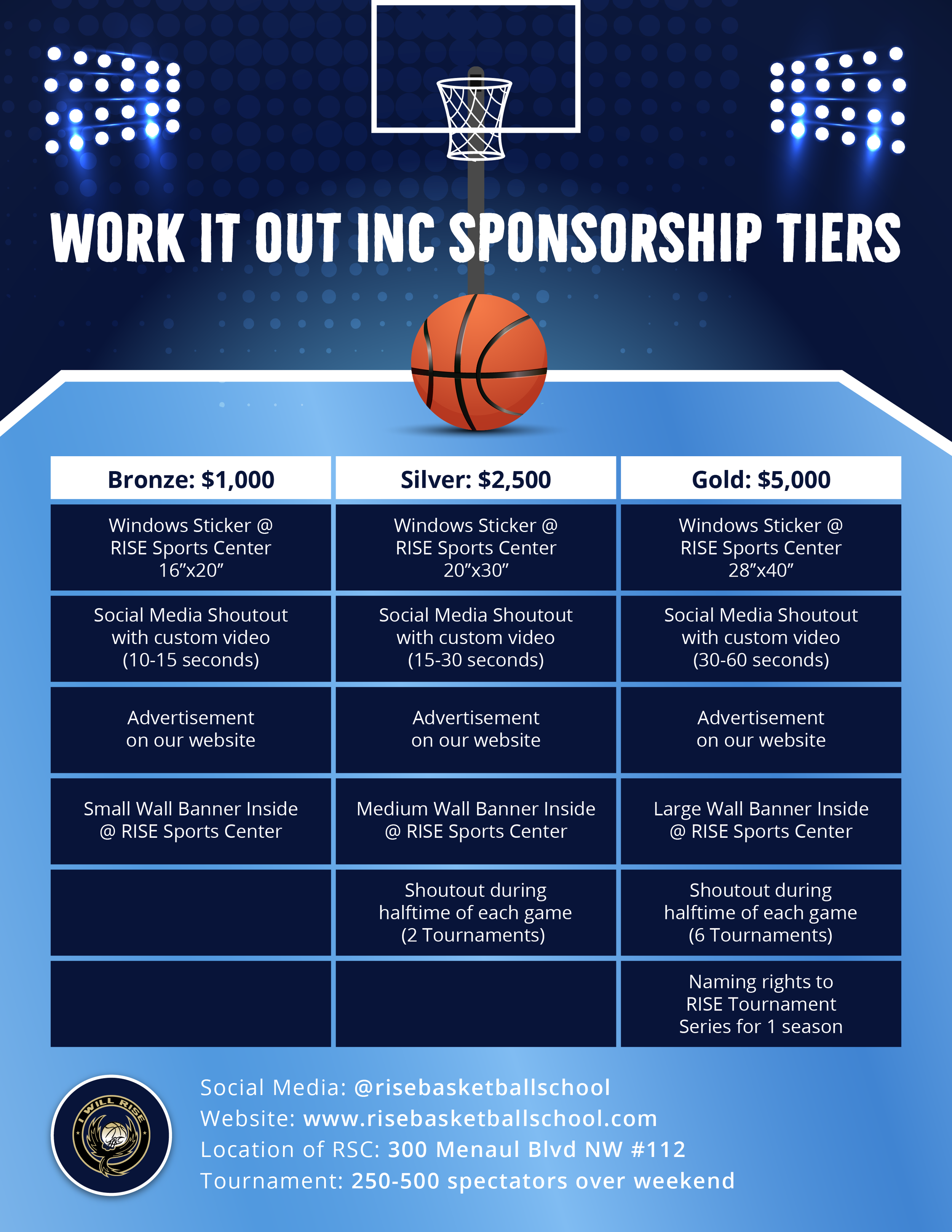 Sponsorship — RISE Basketball School