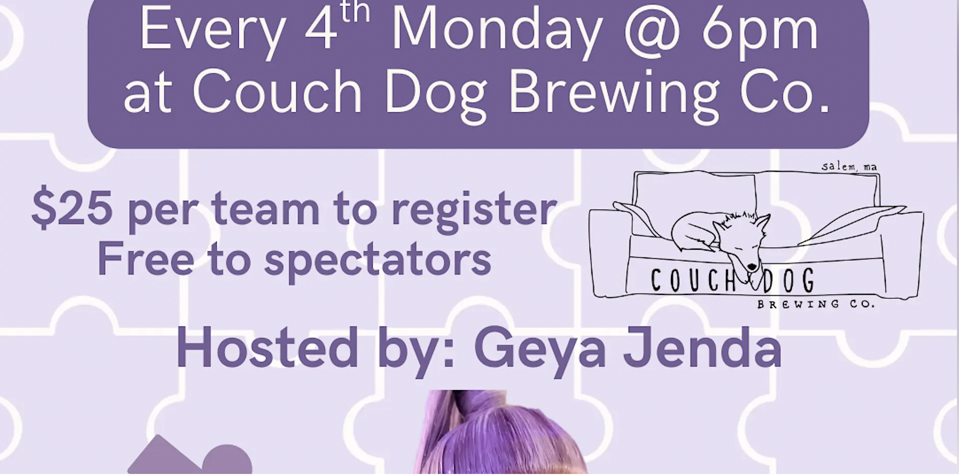 Drag Speed Puzzling and a pizza - hosted by Geya Jenda