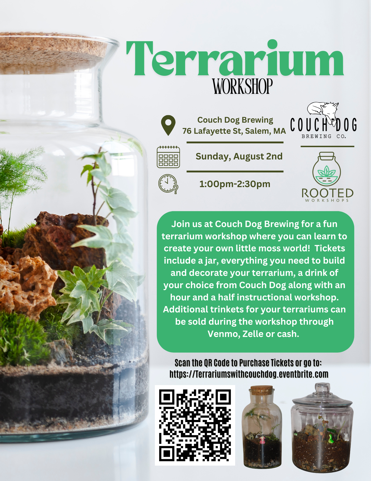 Build A Terrarium w/ Rooted Workshops