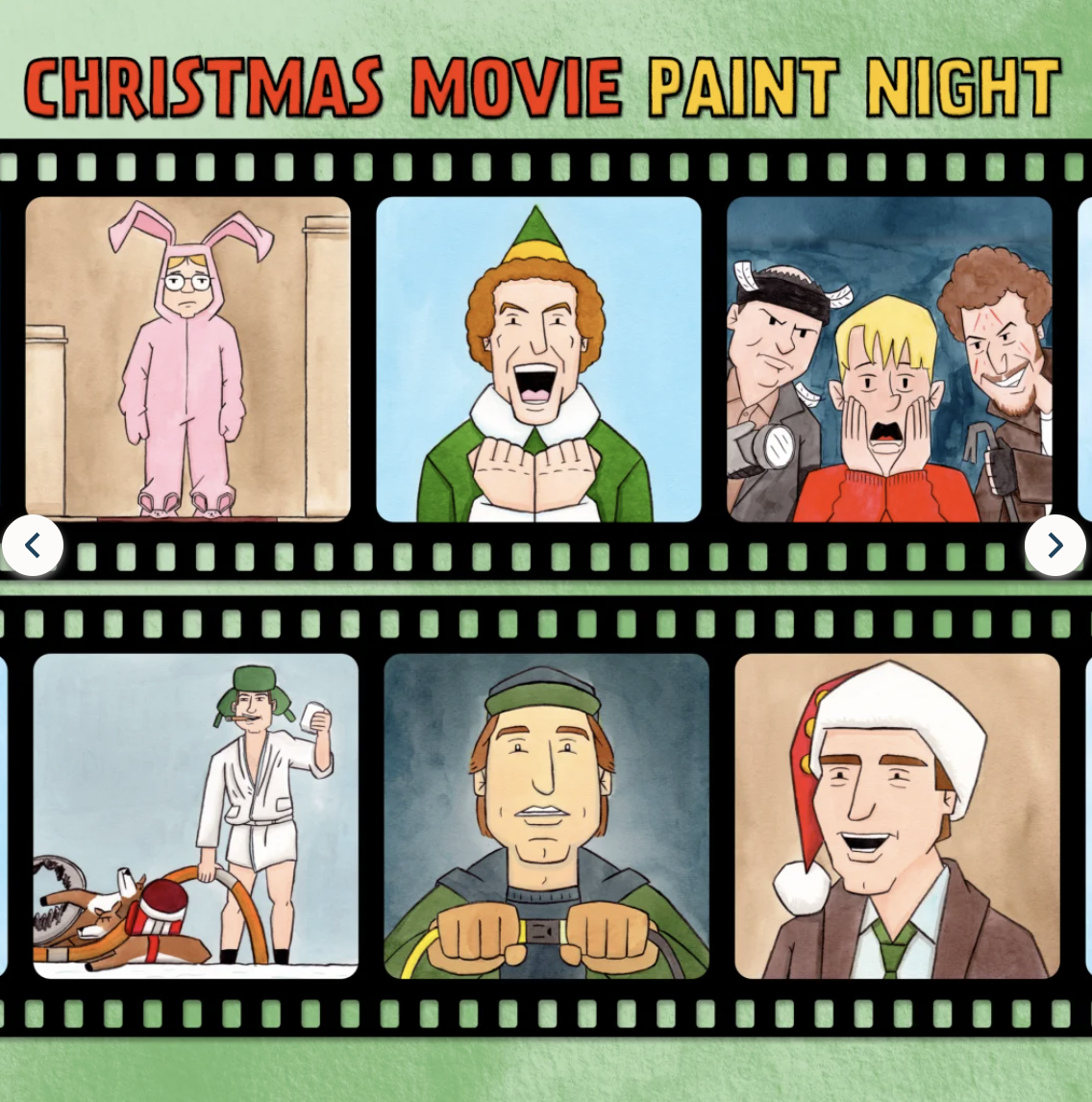 Christmas Movie Paint Night w/ Rob Lynch