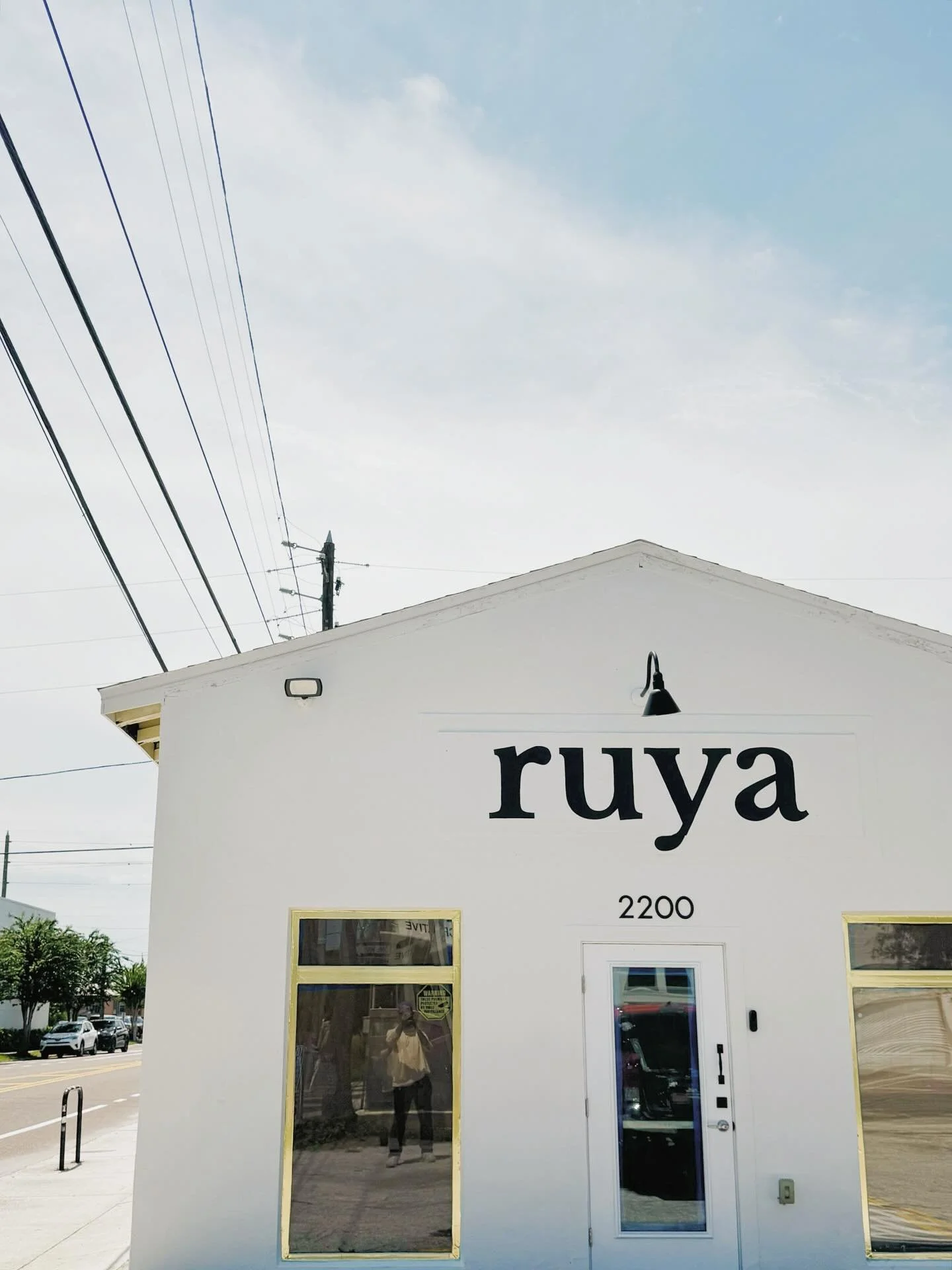 ruya 🧿 ✨ 
Looking forward to savoring espresso in the morning and unwind with a glass of wine in the evening all with a touch of Mediterranean soul.  Hand painted signage  for @theruyaco opening soon in St.Pete.