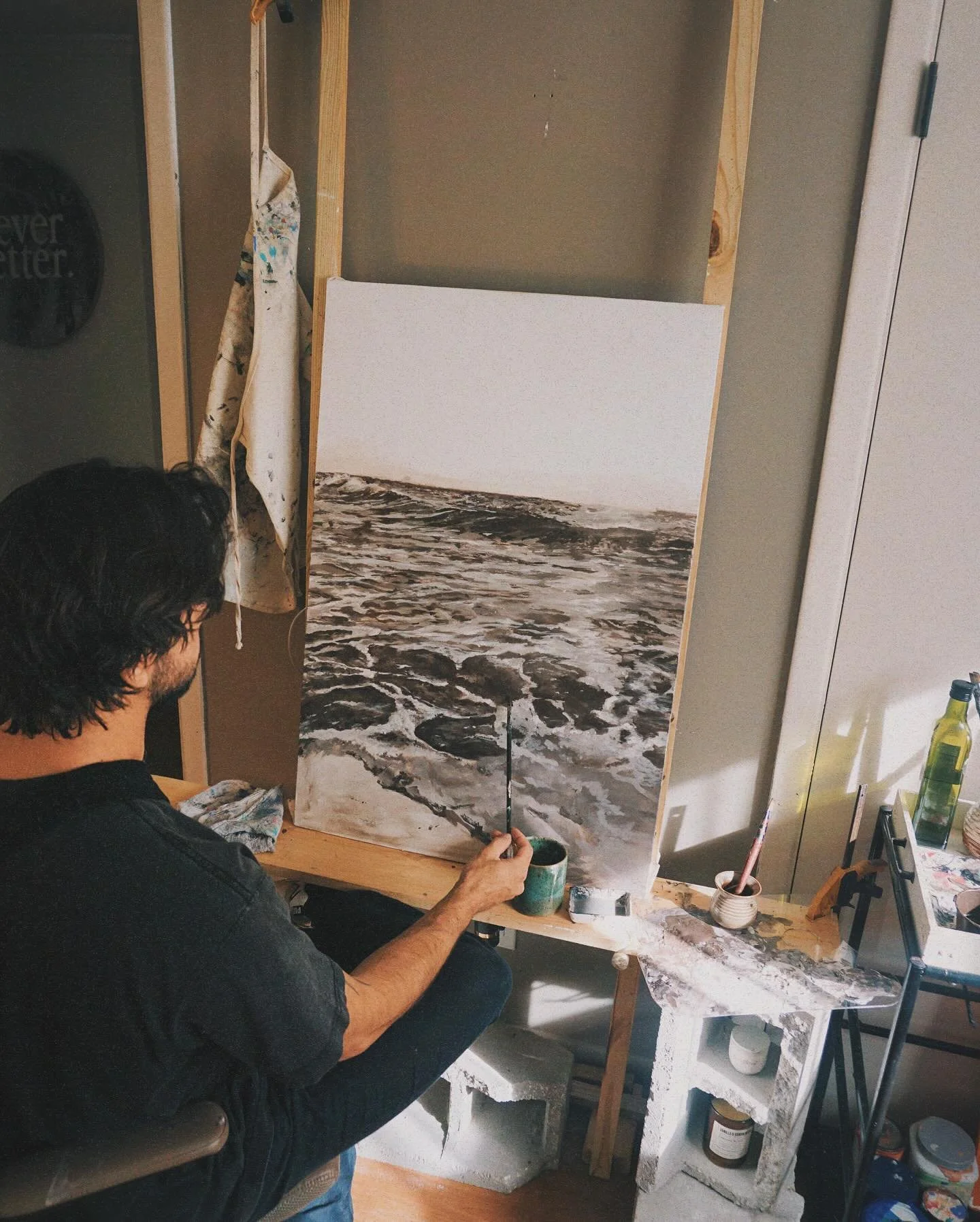 Coffee Pintura. Another espresso, more brush strokes. A different season / creciendo / growing / re-aligning. Enjoying quiet times. Grateful for it all.