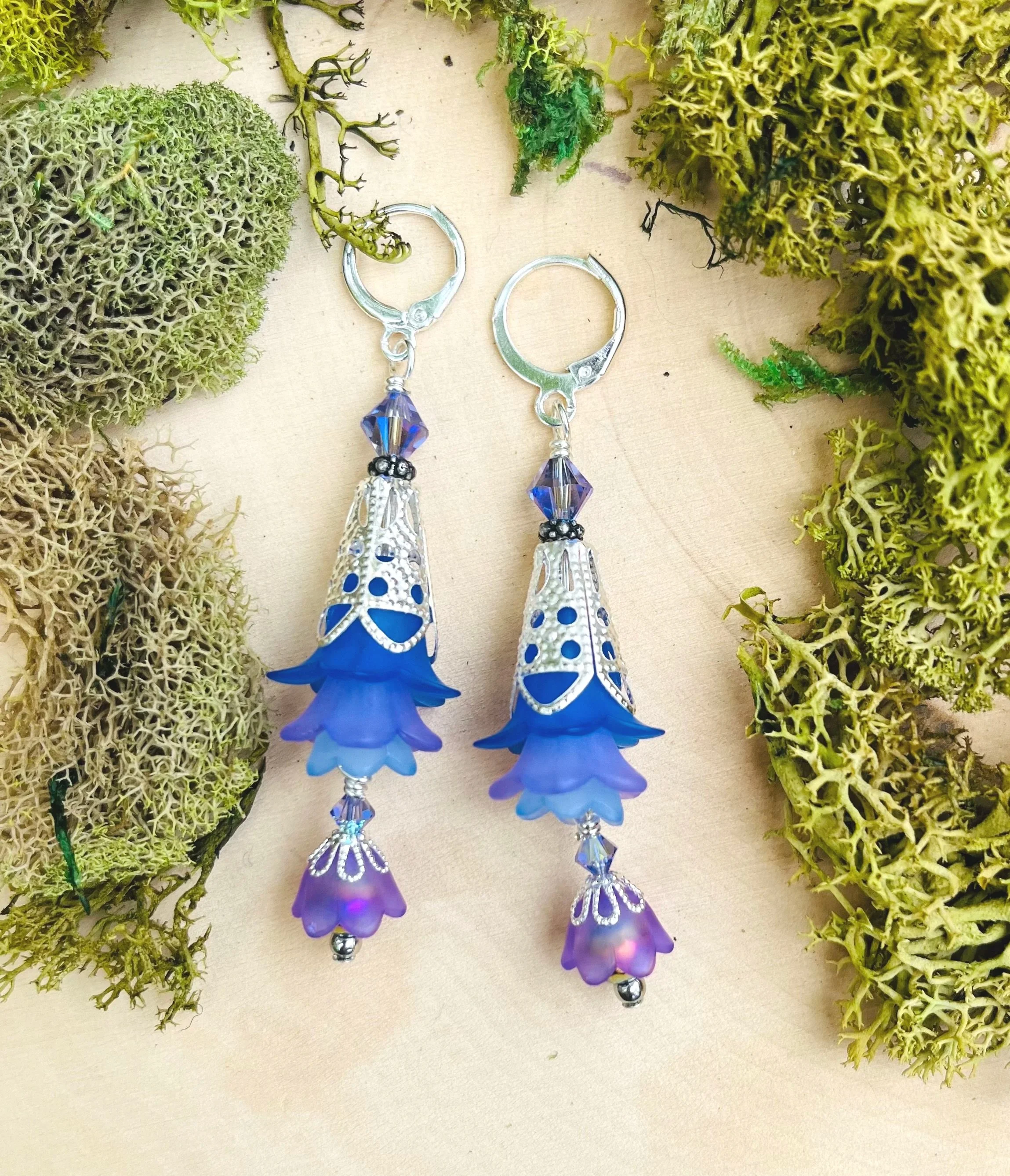 Bluebell Flower Fairy Earrings