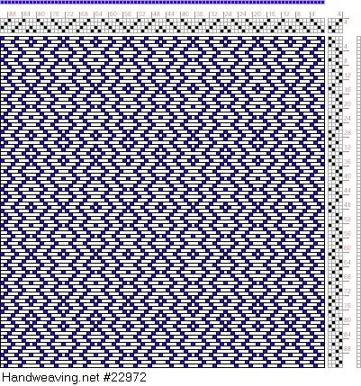 weaving draft for 4 shafts