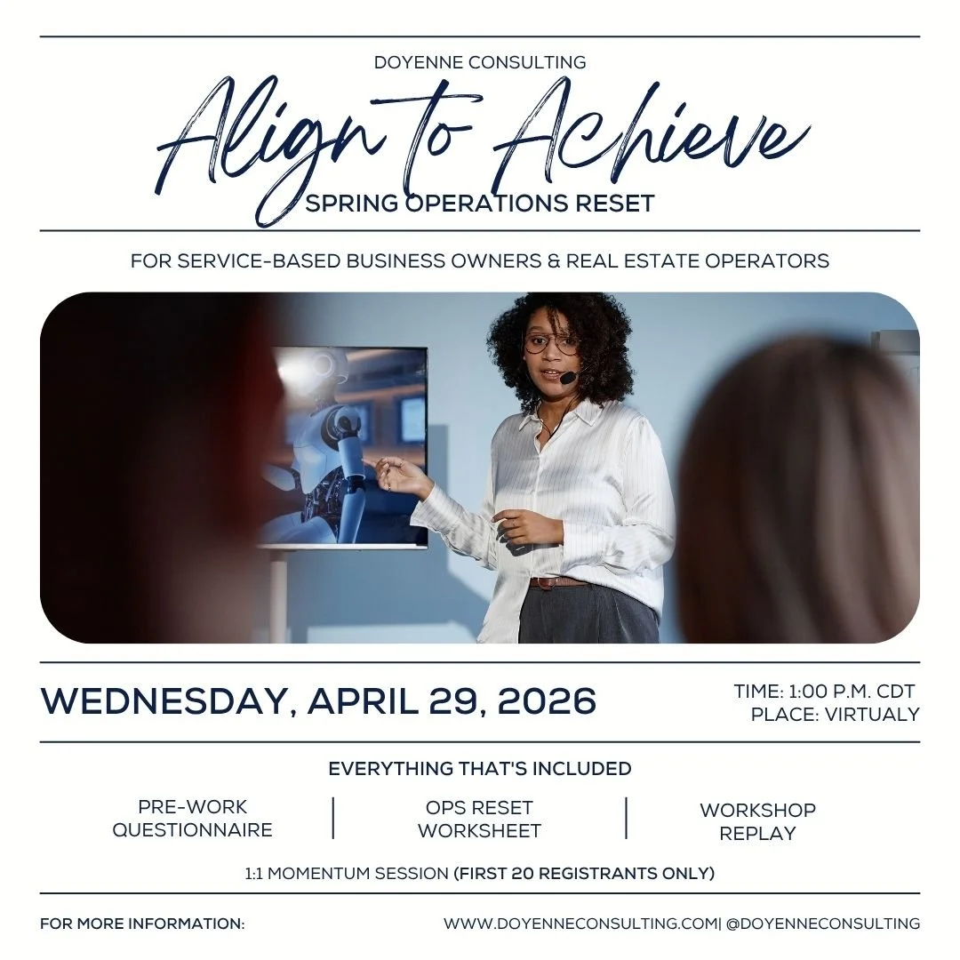 Align to Achieve: Spring Operations Reset