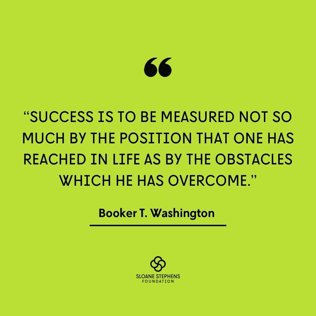 &ldquo;Success is to be measured not so much by the position that one has reached in life as by the obstacles which he has overcome.&rdquo;

Booker T. Washington ✨