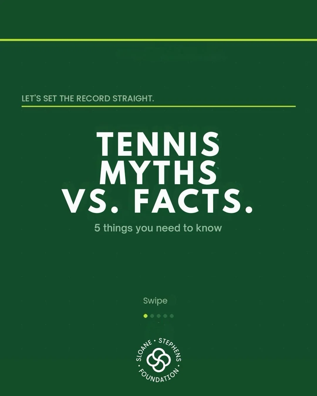 Let&rsquo;s set the record straight: Tennis is so much more than just a game. 🎾✨
At the Sloane Stephens Foundation, we believe that the court is a classroom. While the world might see a sport, we see an opportunity to build resilience, sharpen the m