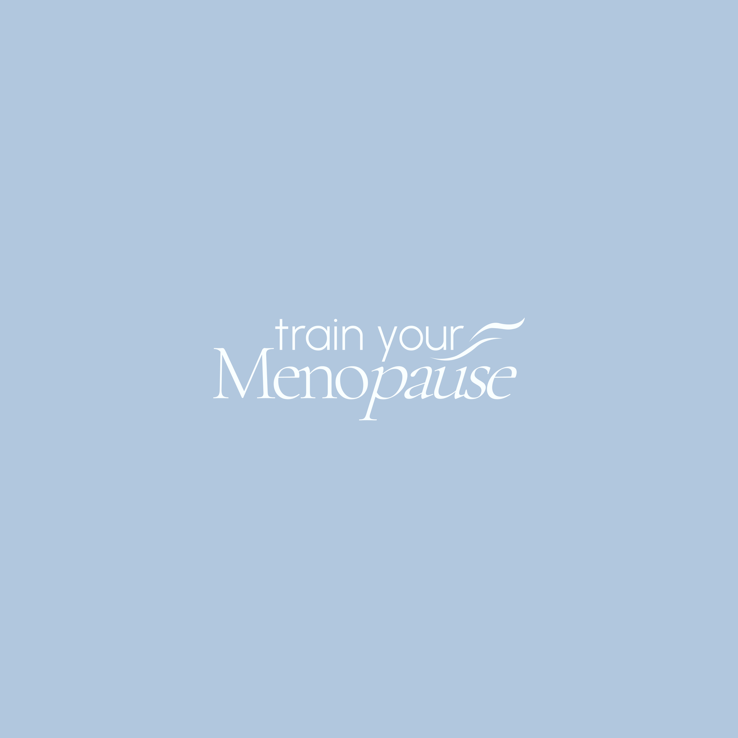 Train Your Menopause brand identity