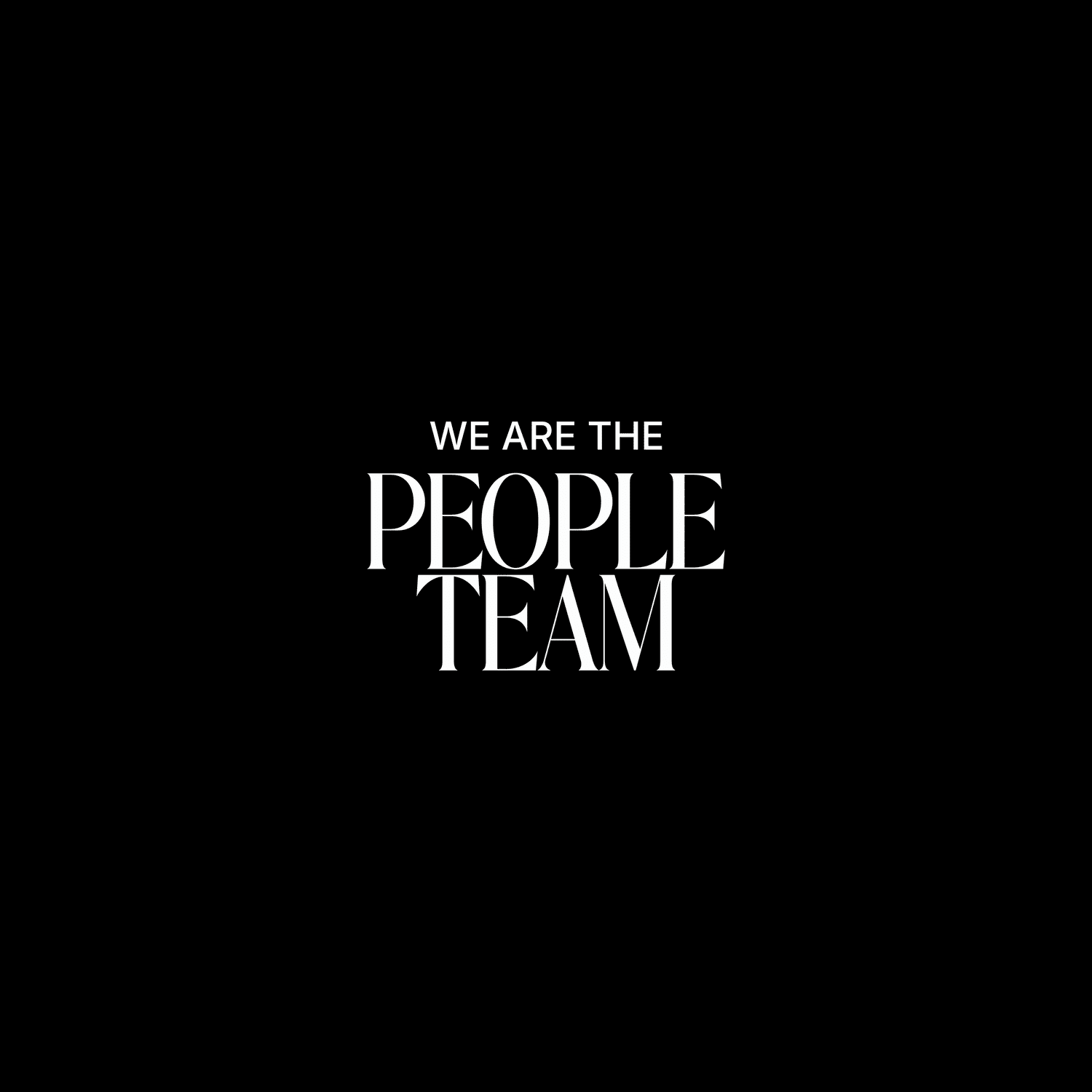 We Are The People Team brand identity