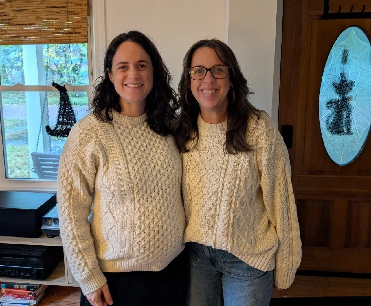 That moment when you show up at your client’s house for the first time, see black cats in the window and feel a chill in the air… then realize you’re both wearing the same sweater. That’s when you just know — these are